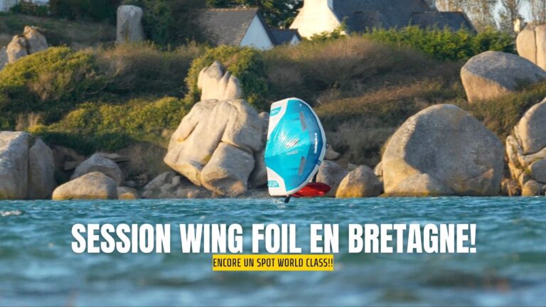 UNE SESSION DE WING FOIL MAGIQUE!!