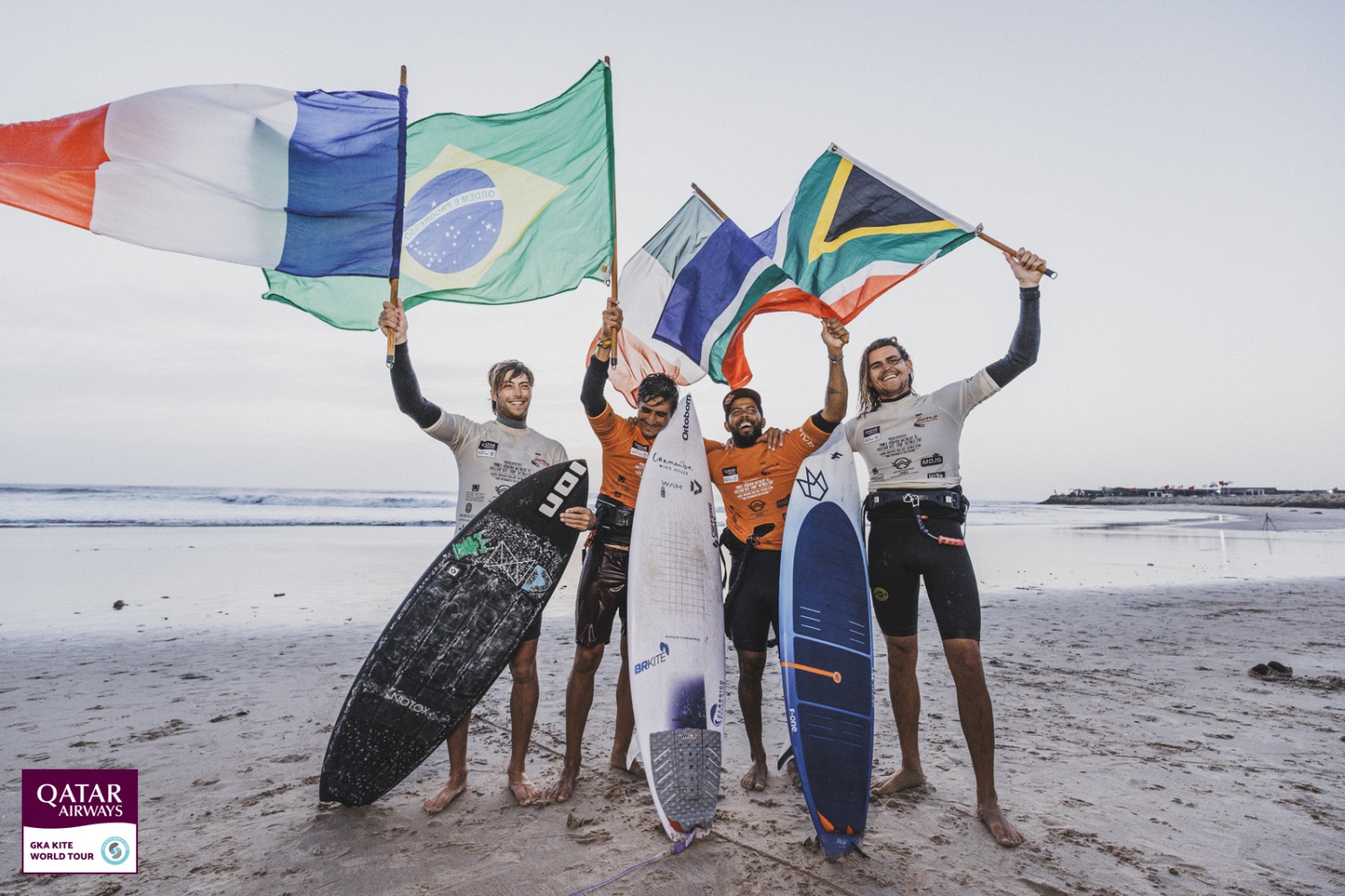 On the Podium at the GKA Photo: Lukas K Stiller
