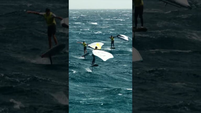 El Burrero FreeFly-Slalom action had us holding our breath #canaryislands #wingfoiling #wingfoil