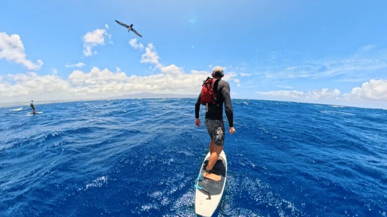 RAW: Downwind Foiling North Shore Oahu (best run on island?)