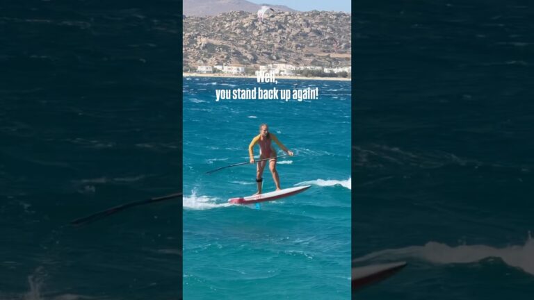 This happens if you fail! #foiling #satisfying #fail #fall #watersport #motivation #journey