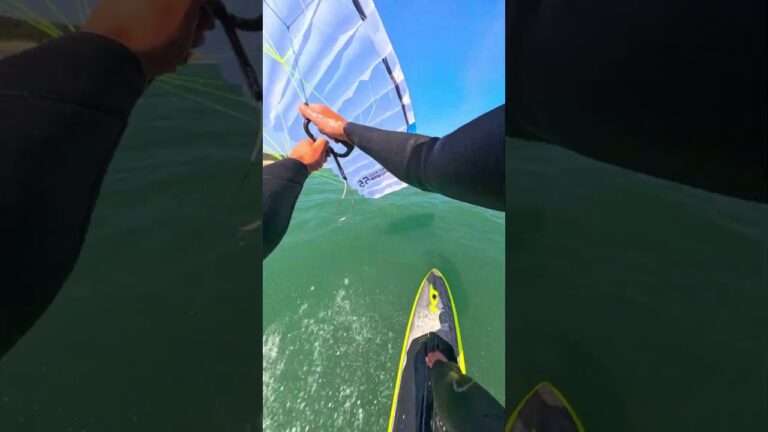 Parawing get up technique #foil #brm #s3 #L1 #foiling