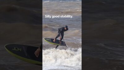 I’ve never turned better. #foil #surf #surfoil #snowboarding #unifoil #parawing