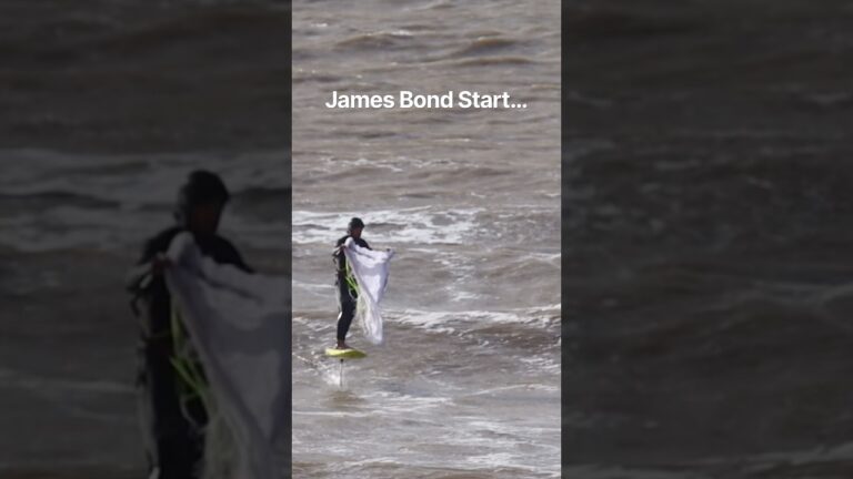 007 type shiii #goldeneye #parawing #foil #brm #skills #howto #wingfoil #unifoil #surf