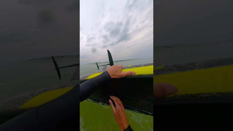Playing in the shallows. #surf #surfing #unifoil #waves #foil #surfoil