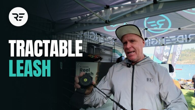 Ride Engine's Re-Tractable Leash: Built for Wing Foiling & Parawinging